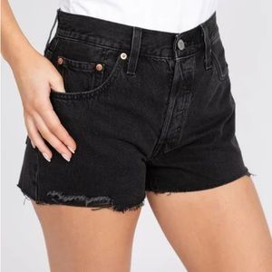 Levi’s 501 Black Jean Shorts - Size 27
